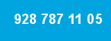 928 787 11 05 928 787 11 05
